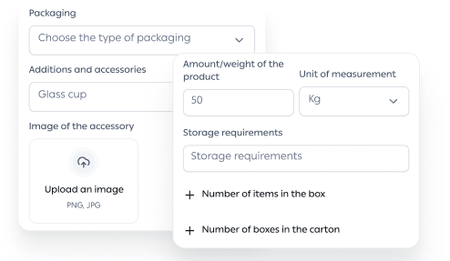 Manage your packaging, labeling, and accessories